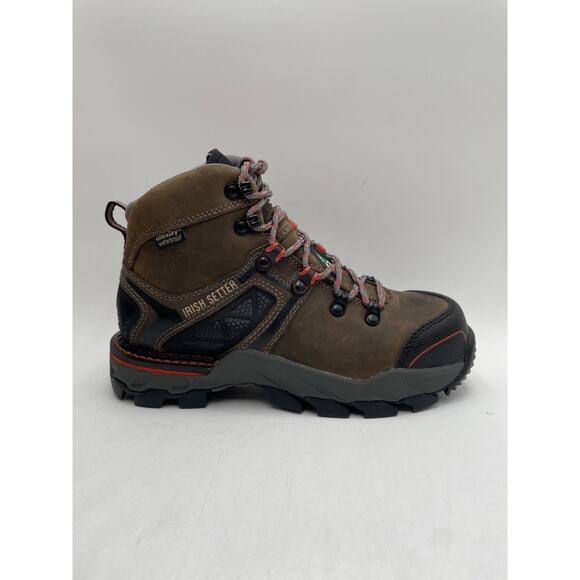 Irish Setter CROSBY 6" 83216 Women's NEW Safety-Toe Work Boot Brown US Size 10D - Picture 4 of 11